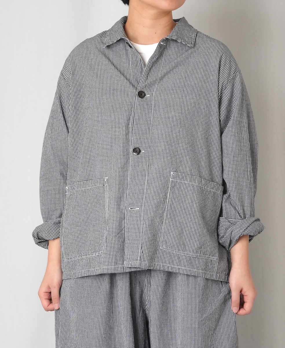 INAM2631C(ジャケット) SEERSUCKER GINGHAM CHECK WASH AUTHENTIC WORK JACKET