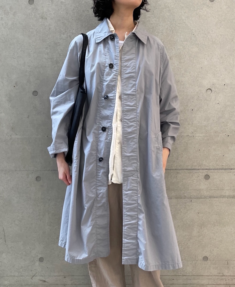 INHT2601CP (コート) 60’S COTTON POPLIN OVERDYE BALMACAAN COAT