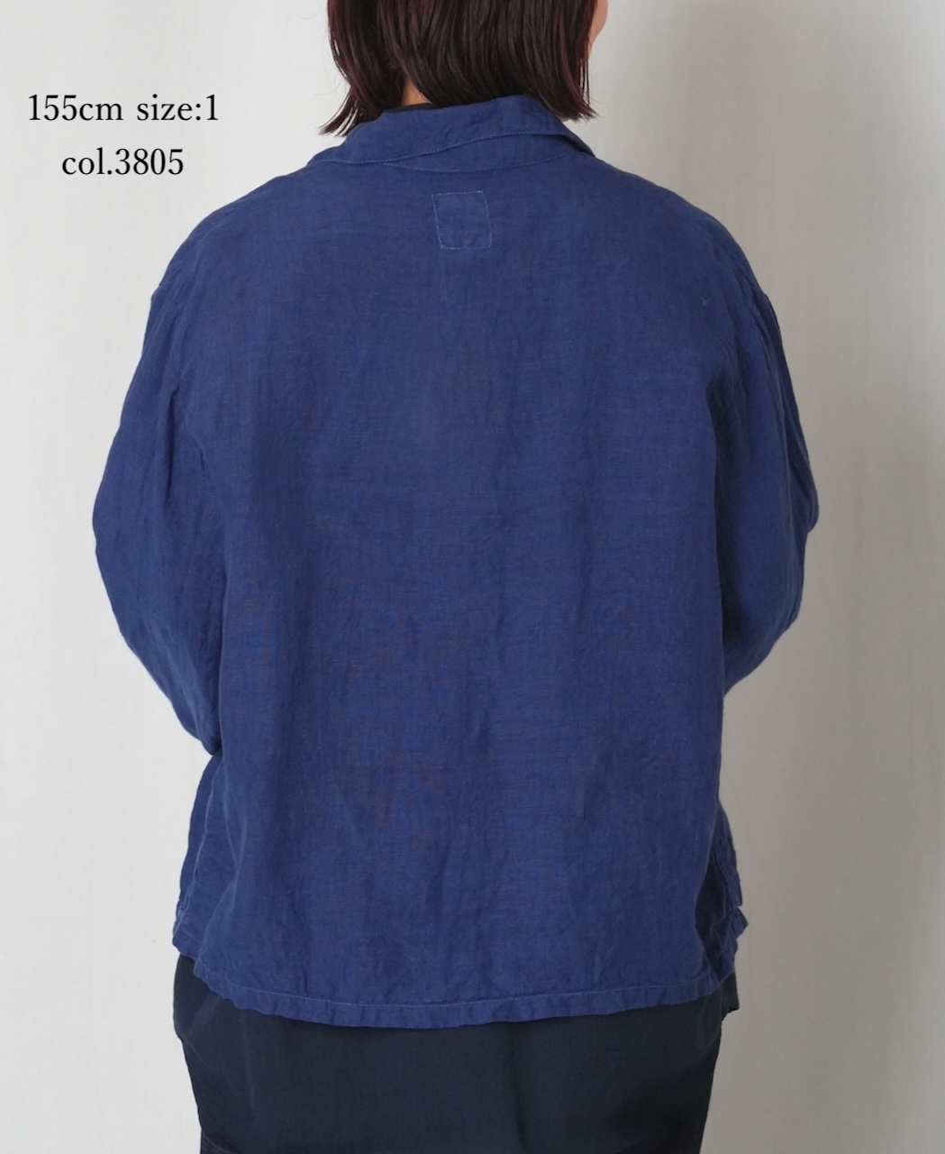 IMDSH2531LPD(ジャケット) 60s AUTLOOM LINEN PLAIN OVERDYE WORK JACKET