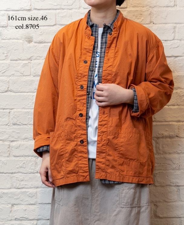 INHT2602CP (ジャケット) 60'S COTTON POPLIN OVERDYE STAND COLLAR COVERALL