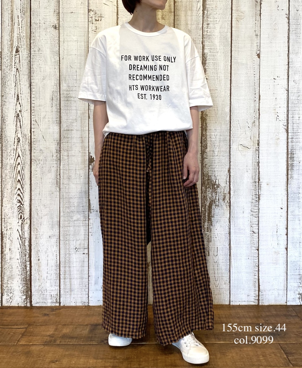 ANHT2601P01(Tシャツ) CREW NECK T-SHIRT"WORK USE ONLY"PRINT