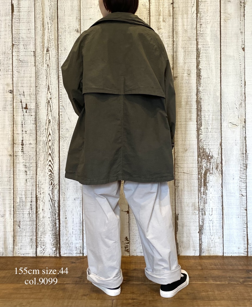 NHT2352TC (コート) LIGHT WEIGHT COTTON OVERDYE BALMACAAN SHORT COAT