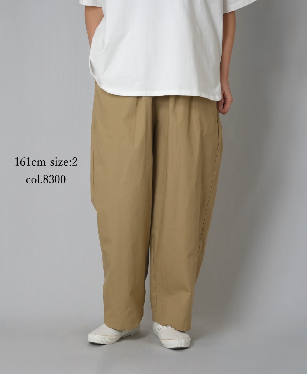 GNMDS2501CLW(パンツ) COTTON LINEN DYE WEATHER 2TUCK TAPERED EASY PANTS