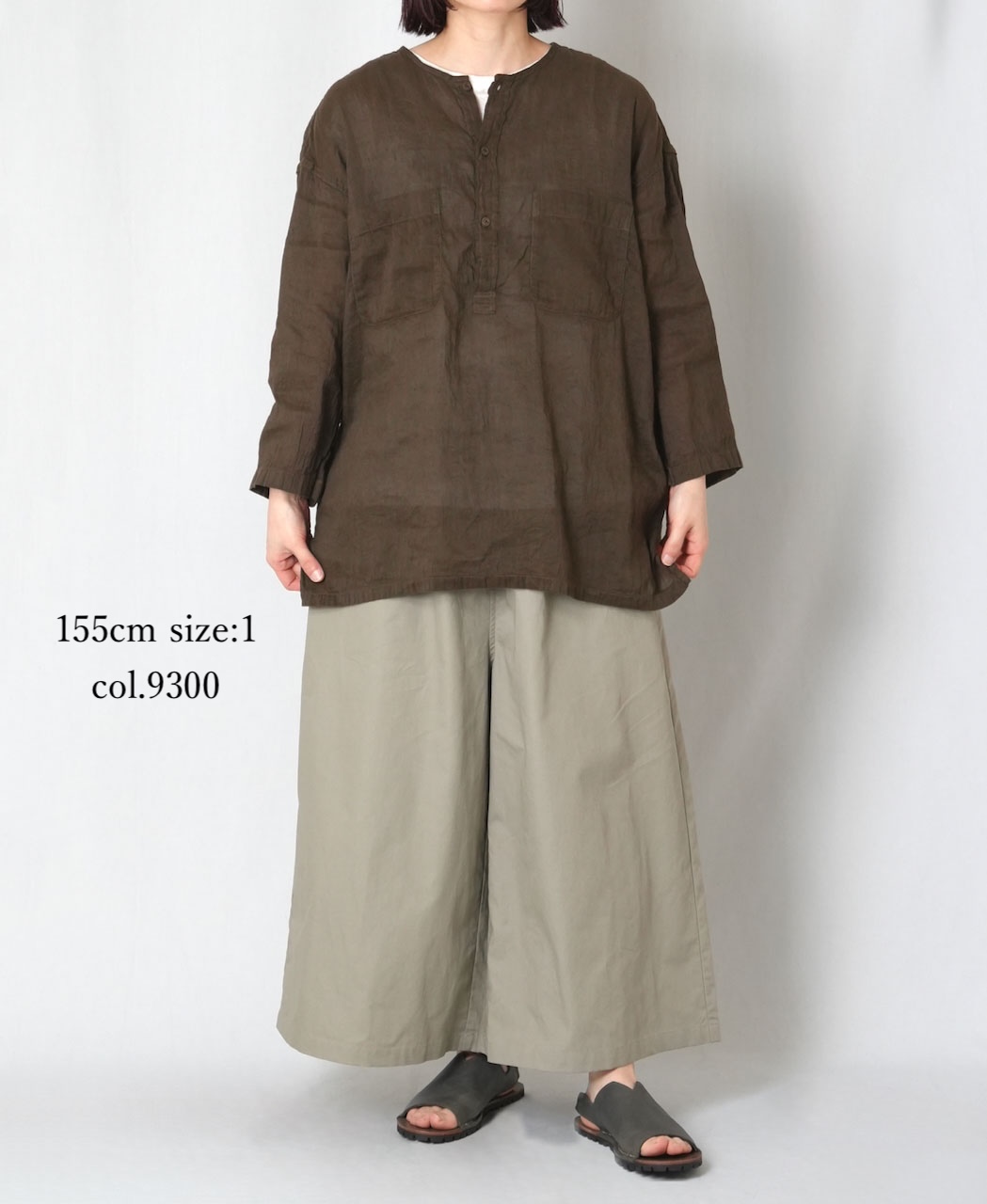 GNMDS2062CLW(パンツ) COTTON LINEN DYE WEATHER CULOTTES