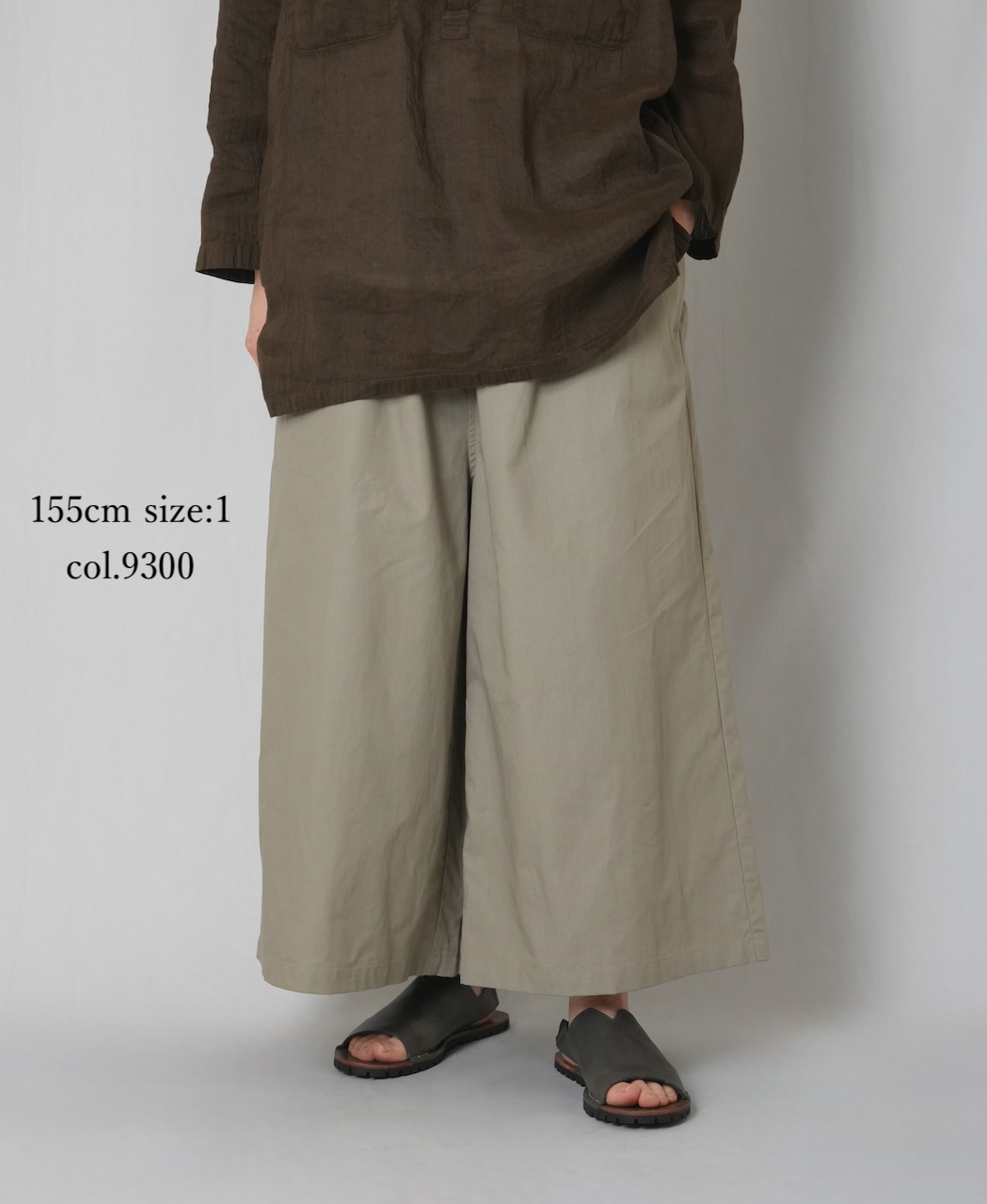 GNMDS2062CLW(パンツ) COTTON LINEN DYE WEATHER CULOTTES