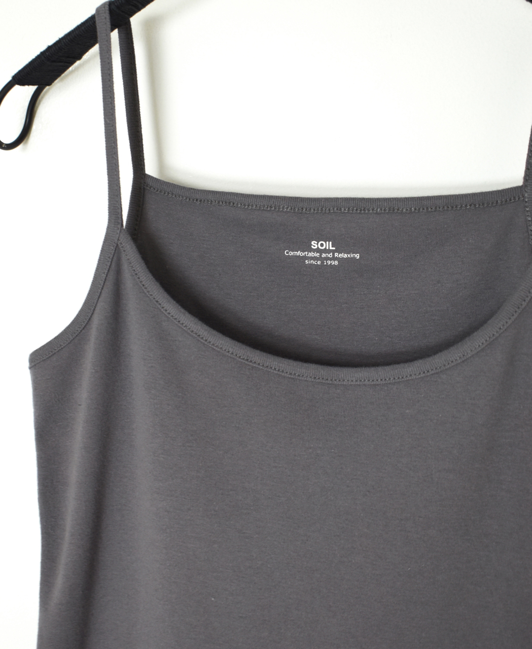 GNSL26022(キャミソール) 40/1 RIB CAMISOLE