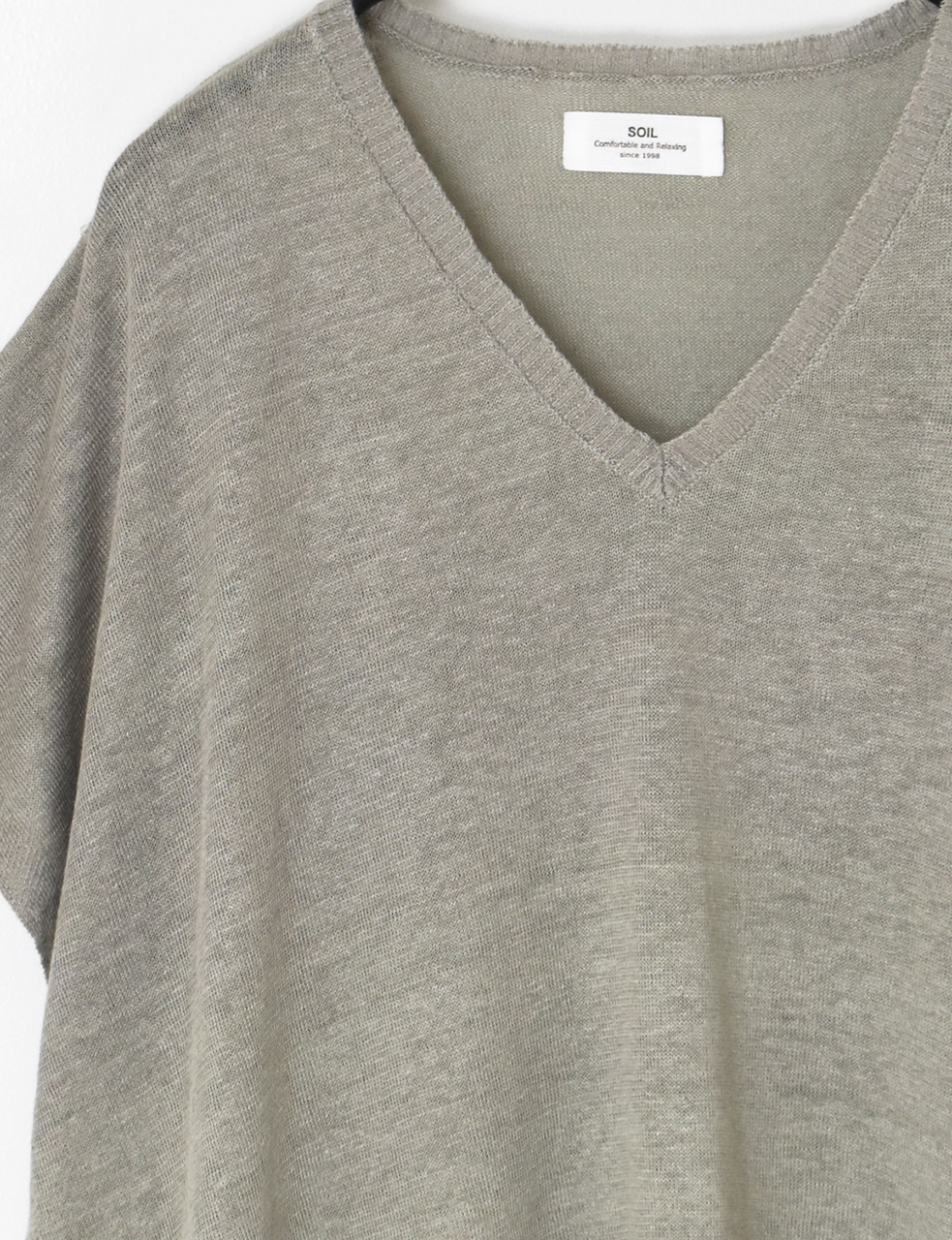 NNSL26003(ベスト) 12GG 1PLY LINEN/COTTON V-NECK VEST WITH SIDE BUTTON