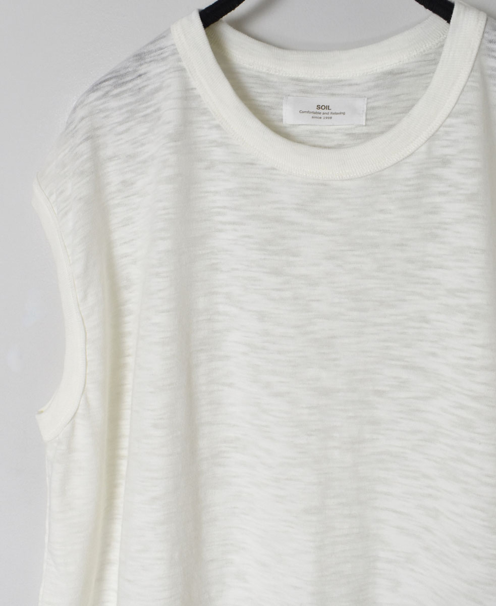 GNSL24043 (Tシャツ) SLUB VINTAGE CREW-NECK FRENCH/SL LONG SHIRT