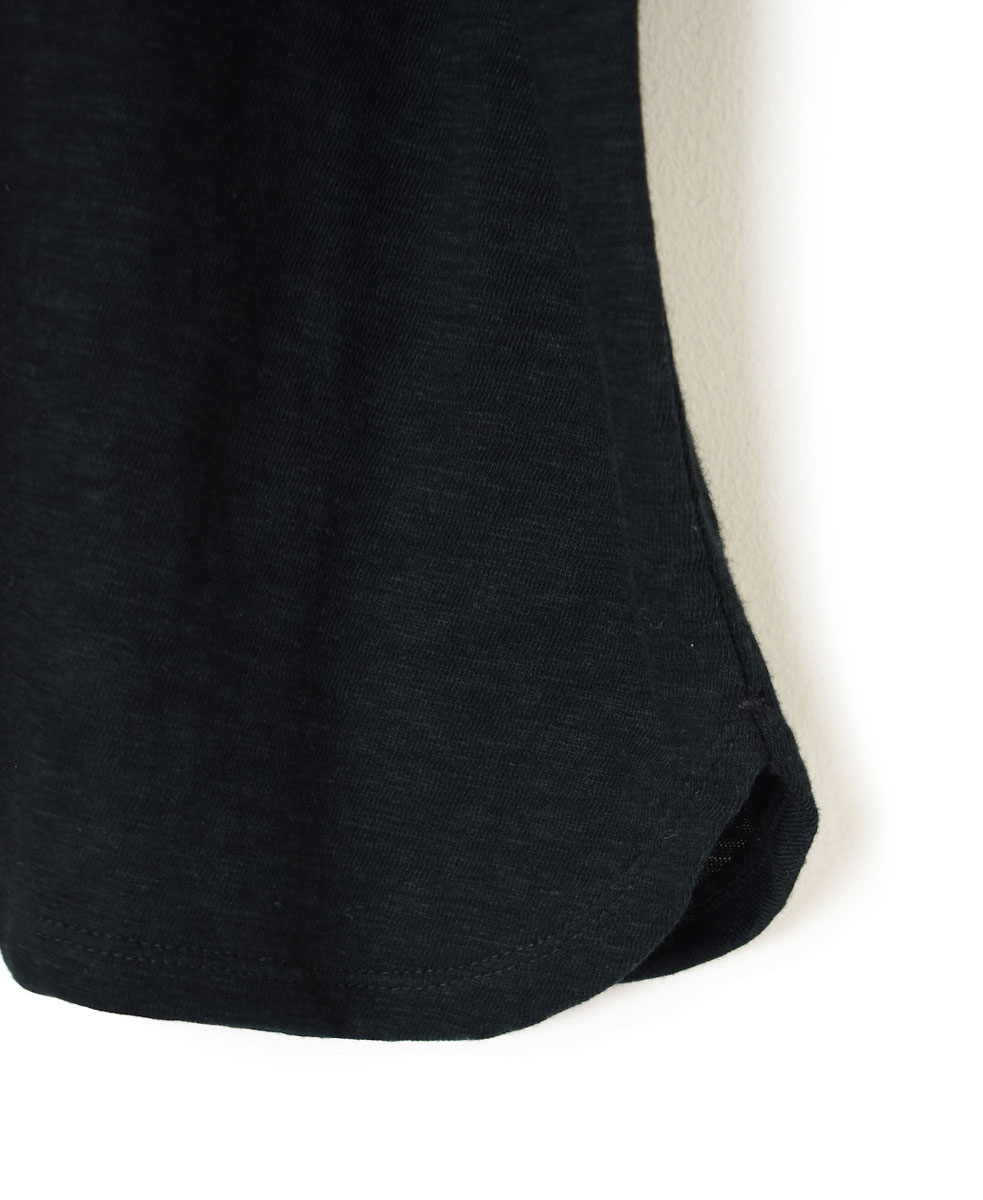 GNSL24043 (Tシャツ) SLUB VINTAGE CREW-NECK FRENCH/SL LONG SHIRT