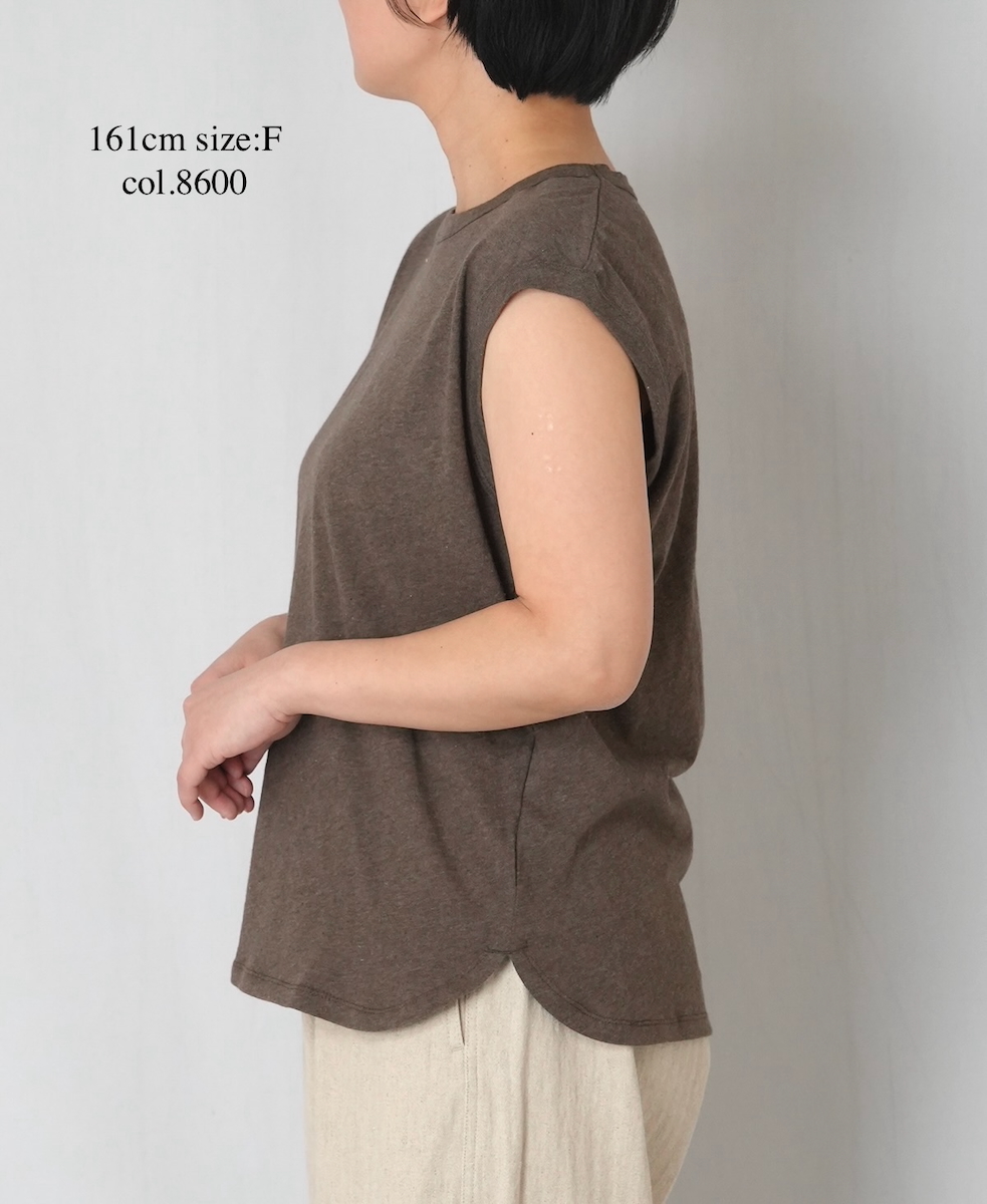 GNSL26012(Tシャツ) ORGANIC COTTON JERSEY CREW-NECK FRNCH/SL SHIRTS