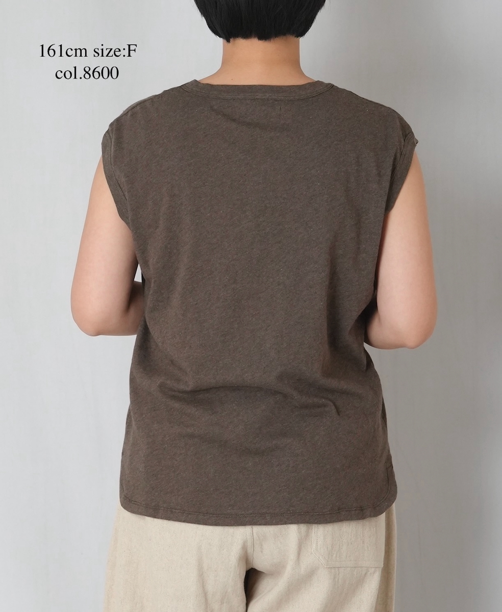 GNSL26012(Tシャツ) ORGANIC COTTON JERSEY CREW-NECK FRNCH/SL SHIRTS