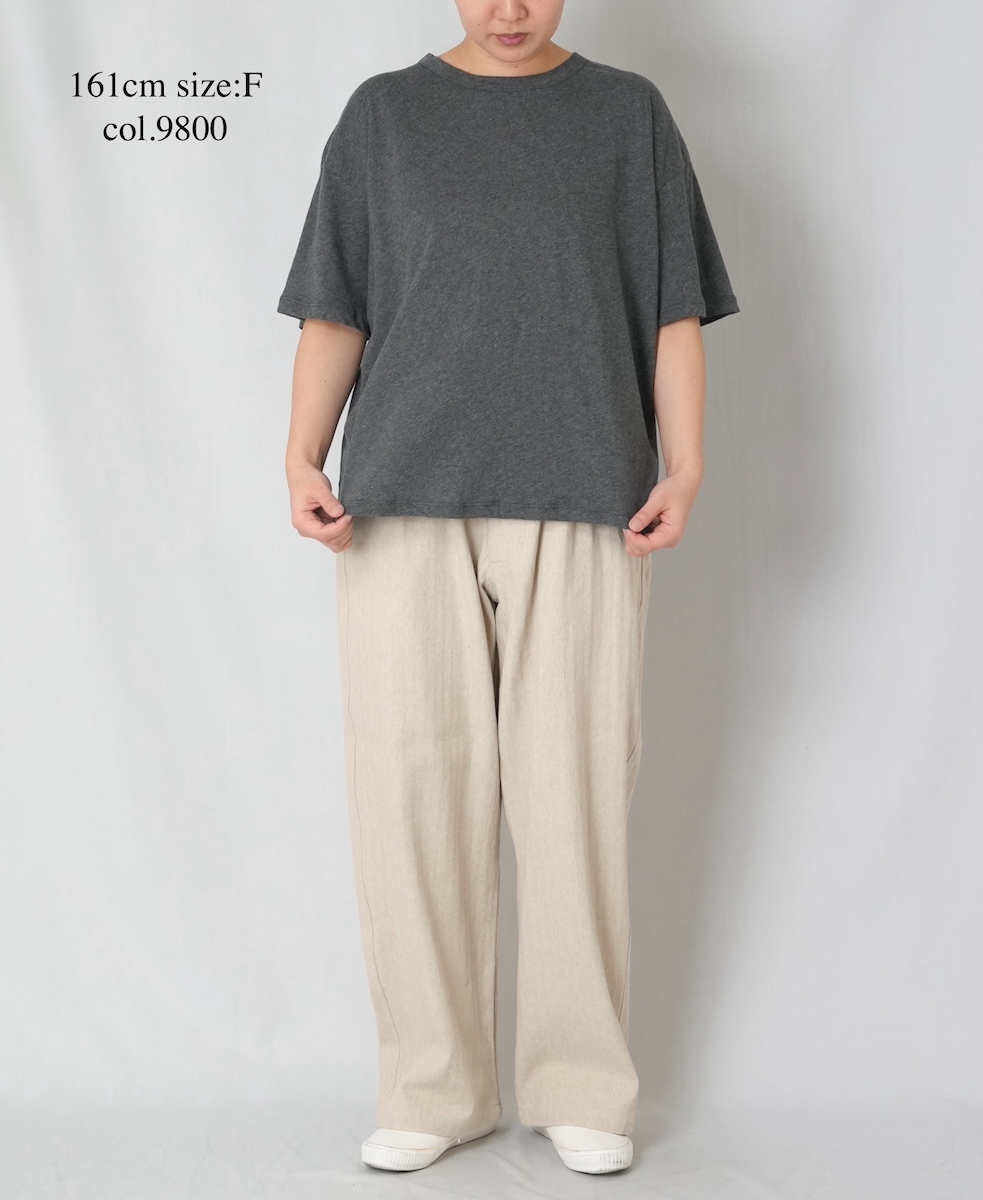GNSL26011(Tシャツ) ORGANIC COTTON JERSEY CREW-NECK T-SHIRTS