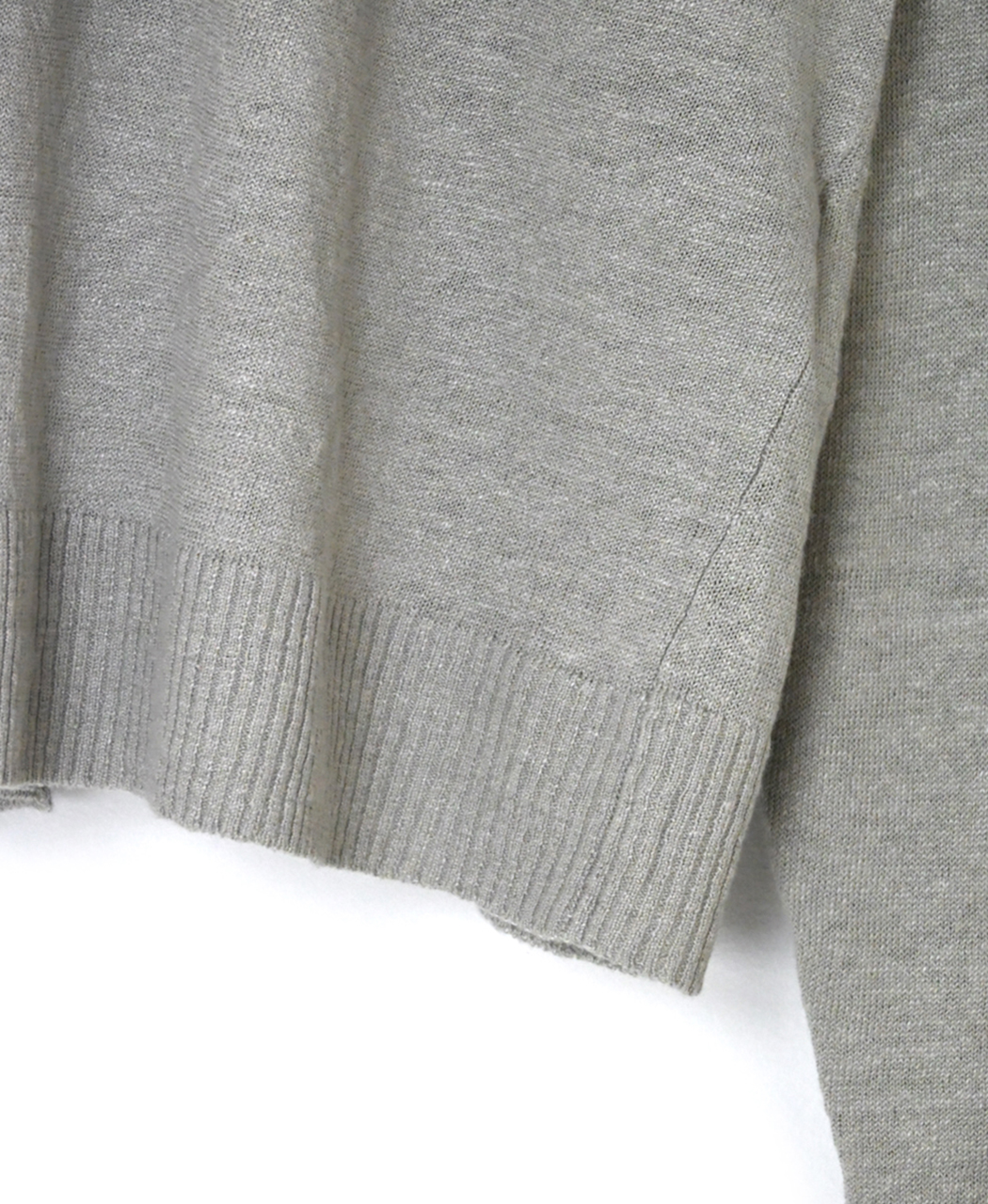 NNSL26001(カーディガン) 12GG 1PLY LINEN/COTTON V-NECK 1BUTTON CARDIGAN