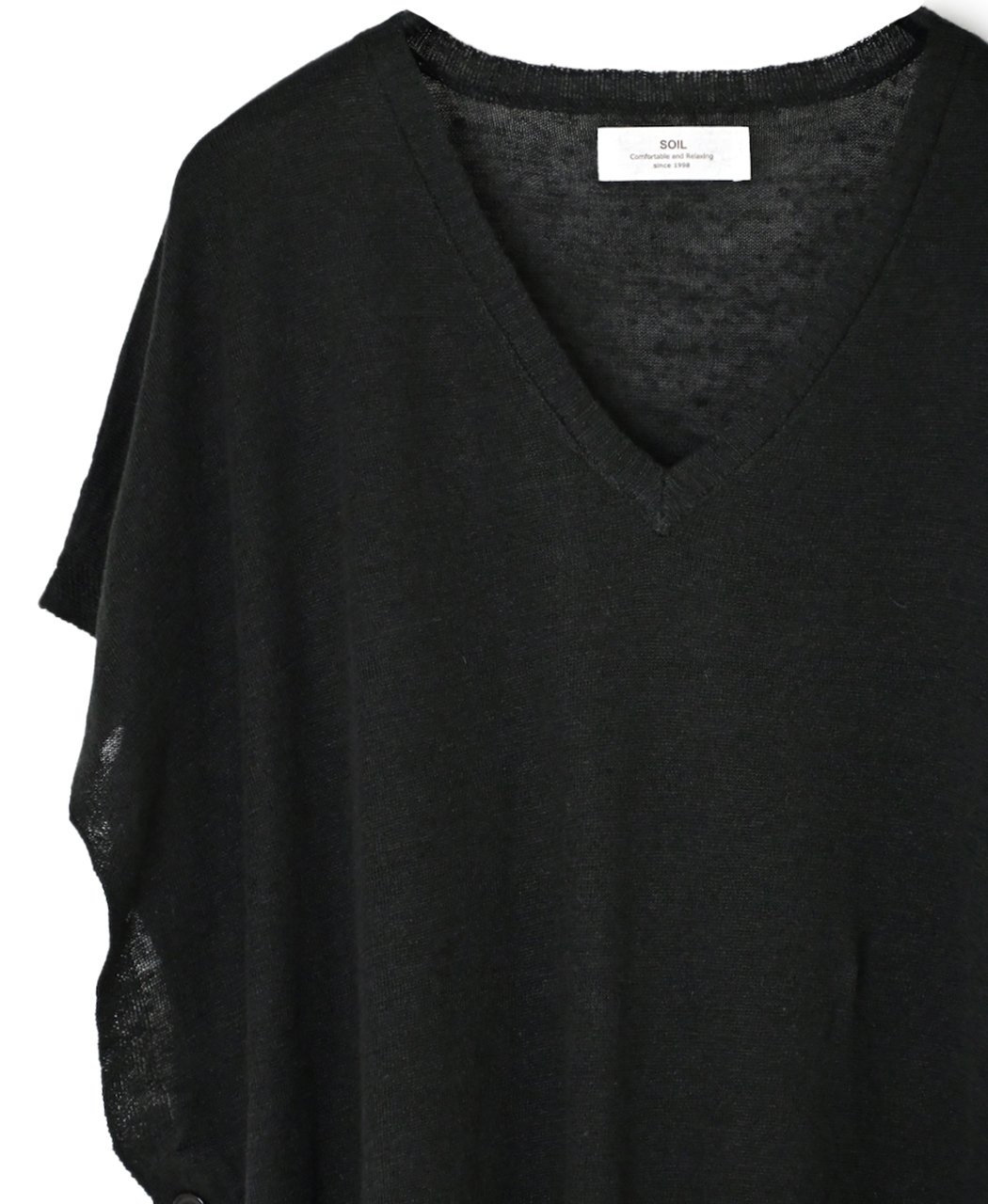 NNSL26003(ベスト) 12GG 1PLY LINEN/COTTON V-NECK VEST WITH SIDE BUTTON