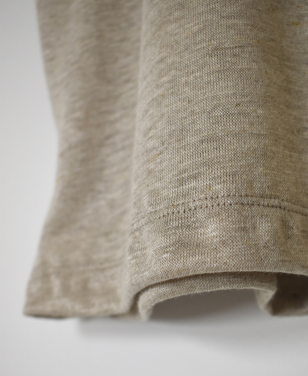 GNMDS26021(Tシャツ) LINEN SINGLE JERSEY BOAT NECK T-SHIRTS