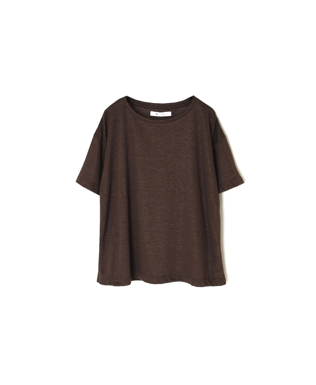 GNMDS26021(Tシャツ) LINEN SINGLE JERSEY BOAT NECK T-SHIRTS