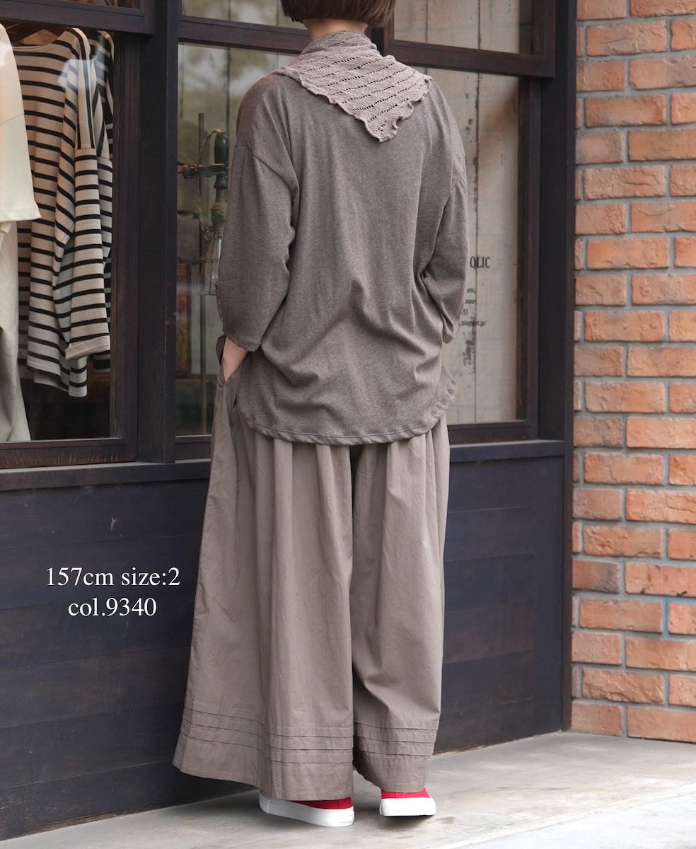 NSL26005(キュロット) 60s CAMBRIC PLAIN CULOTTES