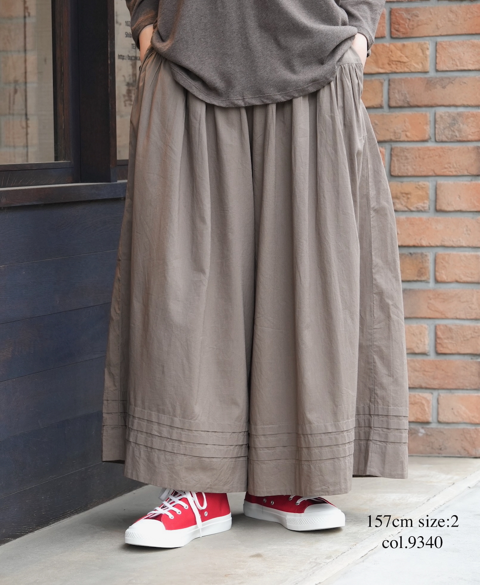 NSL26005(キュロット) 60s CAMBRIC PLAIN CULOTTES