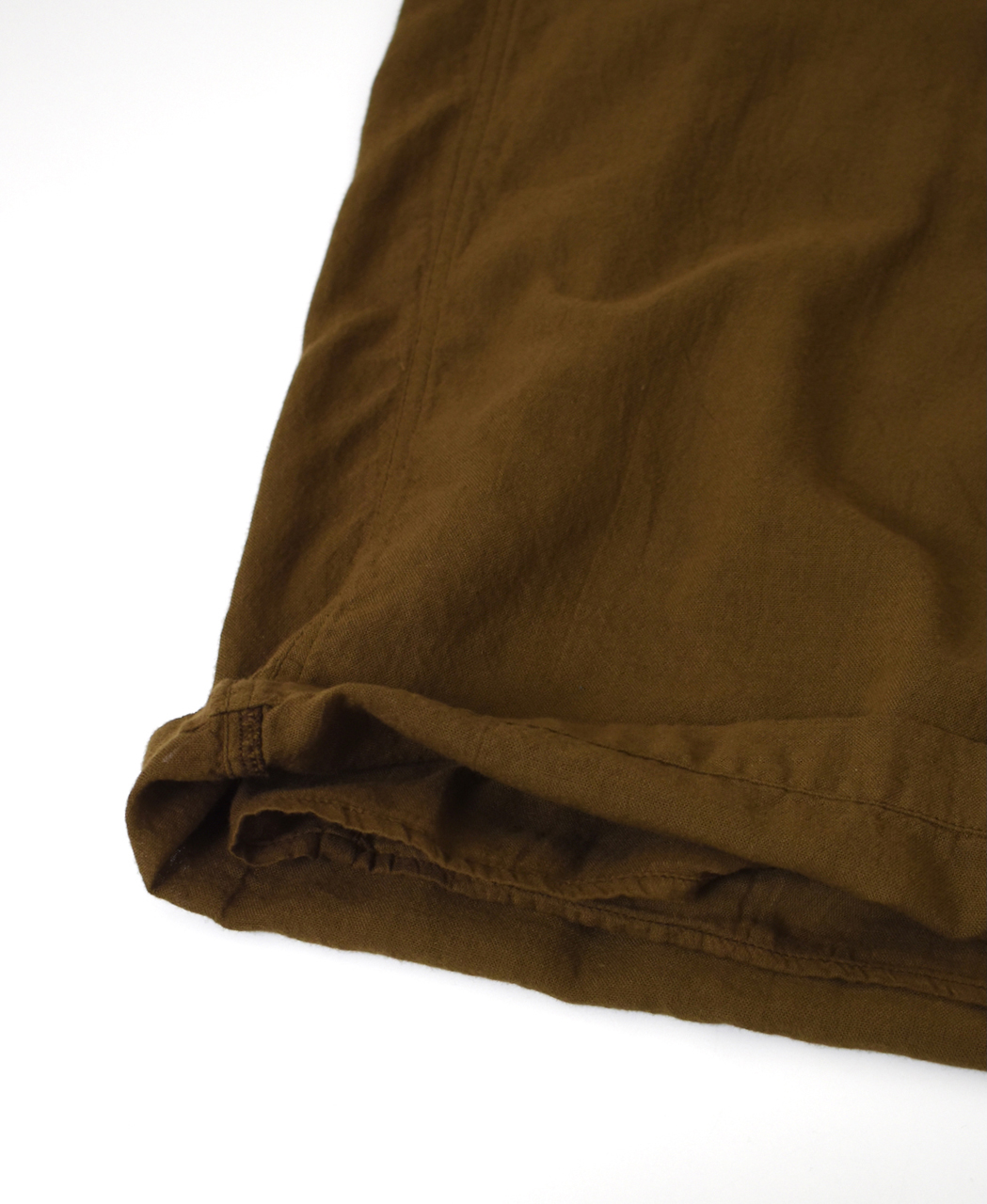 INAM2505G3D(パンツ) 30s GAUZE OVERDYE UTILITY GATHERED EASY PANTS WITH LINING