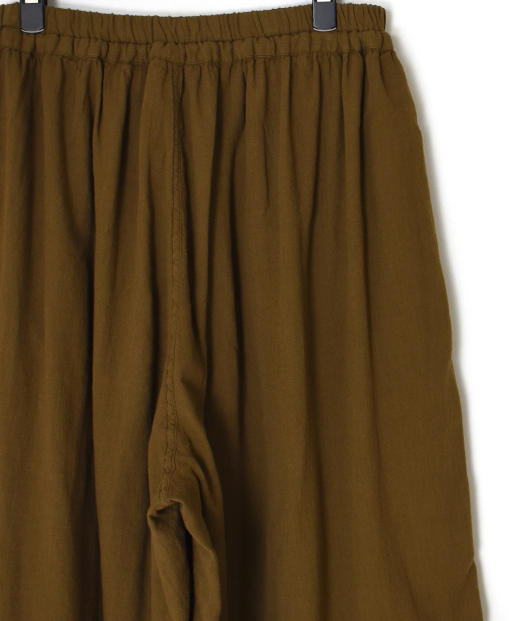 INAM2505G3D(パンツ) 30s GAUZE OVERDYE UTILITY GATHERED EASY PANTS WITH LINING