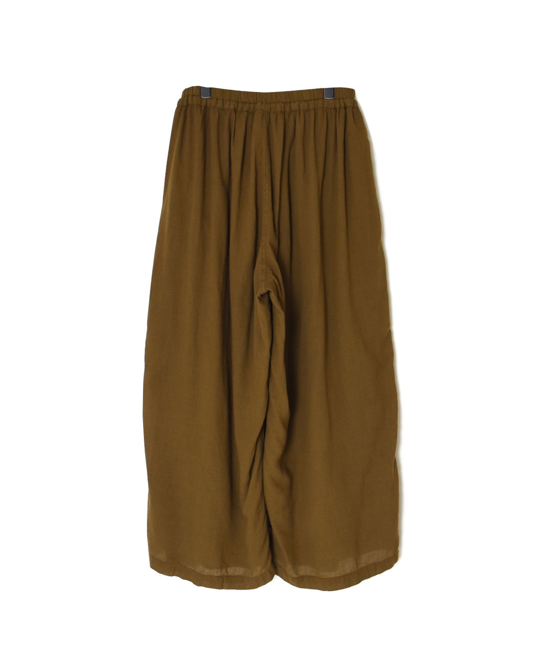 INAM2505G3D(パンツ) 30s GAUZE OVERDYE UTILITY GATHERED EASY PANTS WITH LINING