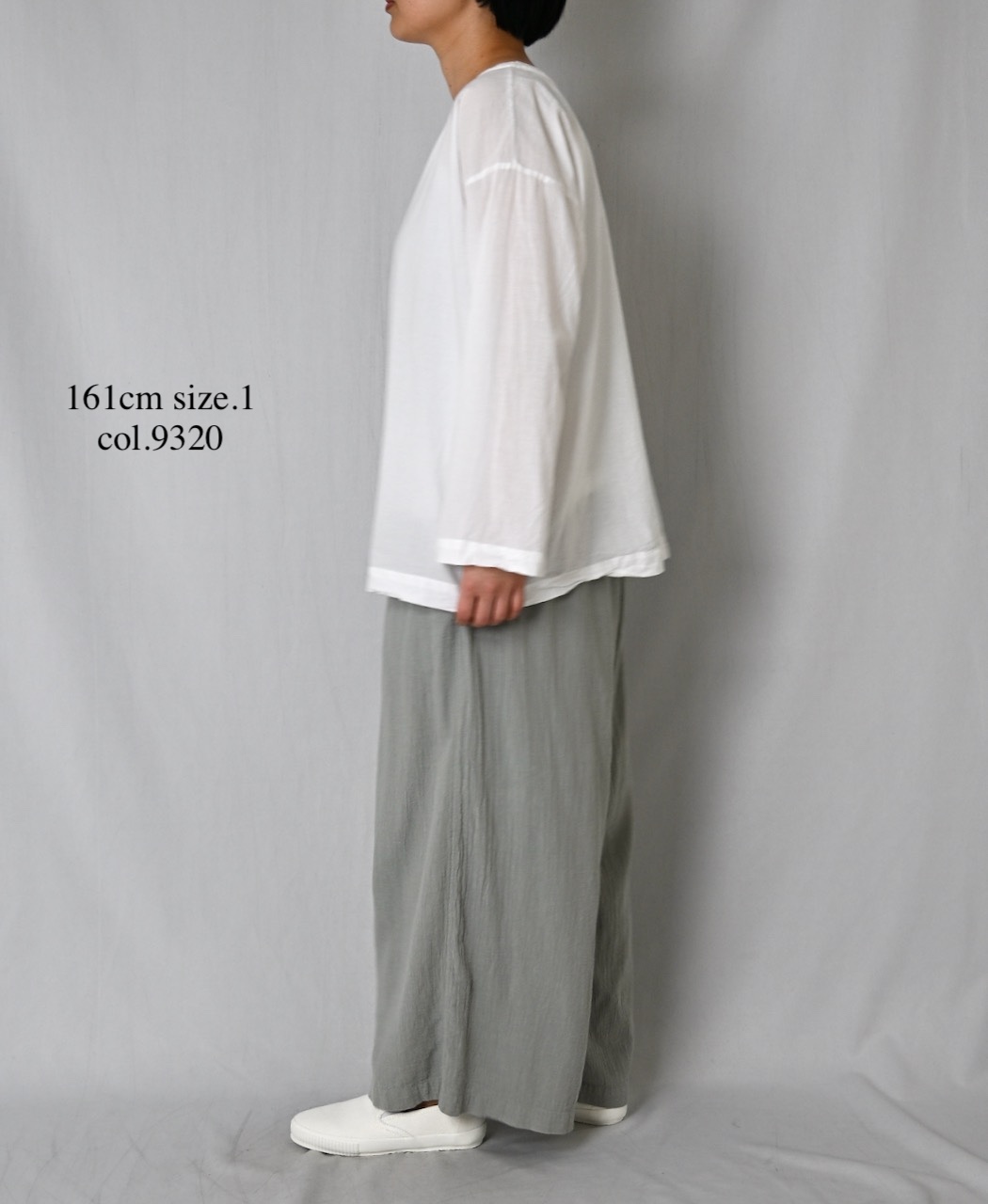 INAM2505G3D(パンツ) 30s GAUZE OVERDYE UTILITY GATHERED EASY PANTS WITH LINING