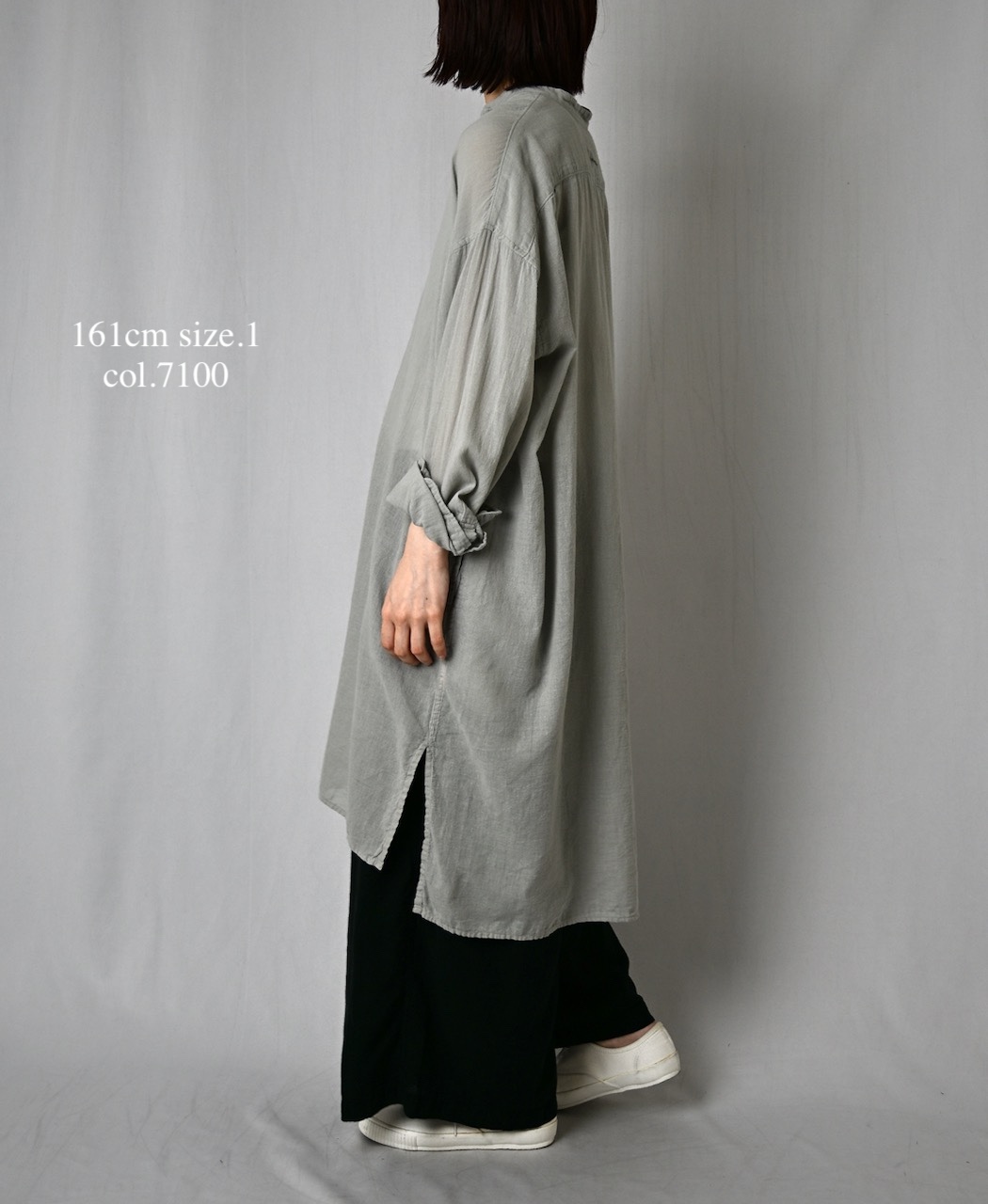 INAM2505G3D(パンツ) 30s GAUZE OVERDYE UTILITY GATHERED EASY PANTS WITH LINING