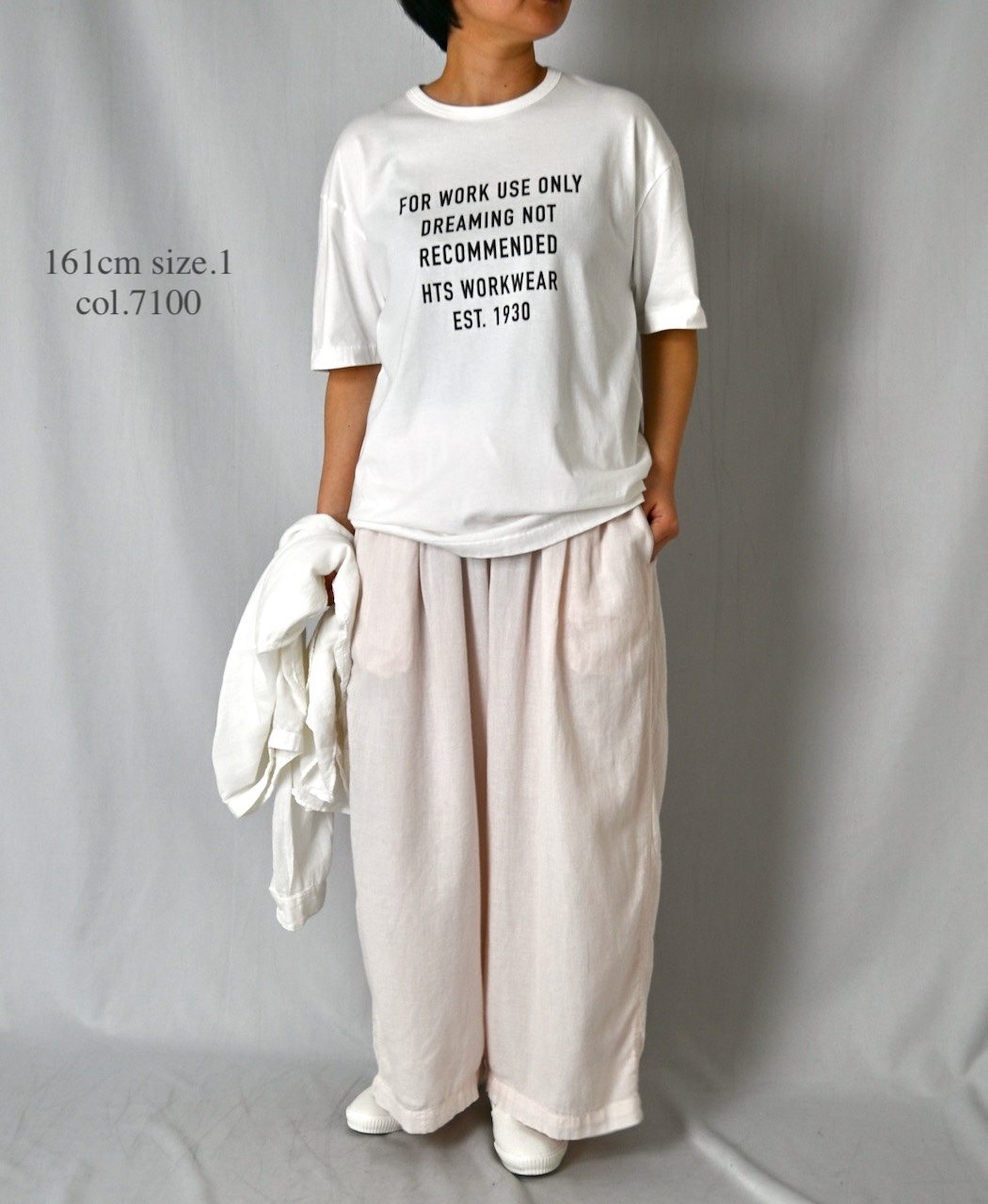 INAM2505G3D(パンツ) 30s GAUZE OVERDYE UTILITY GATHERED EASY PANTS WITH LINING