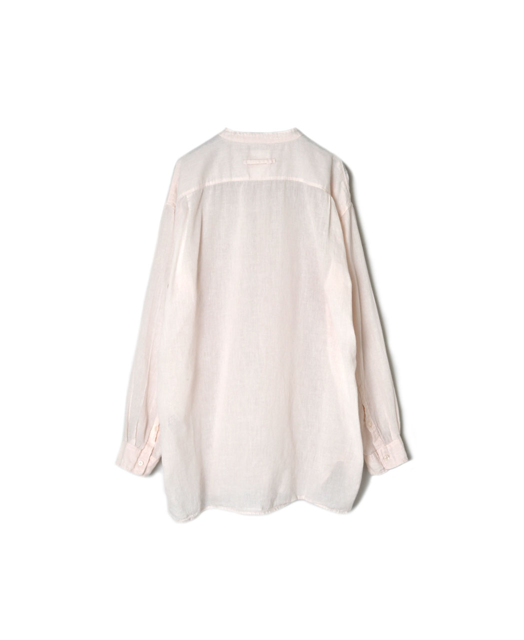 INAM2501G3D(シャツ) 30s GAUZE PLAIN OVERDYE UTILITY BANDED COLLAR SHIRT