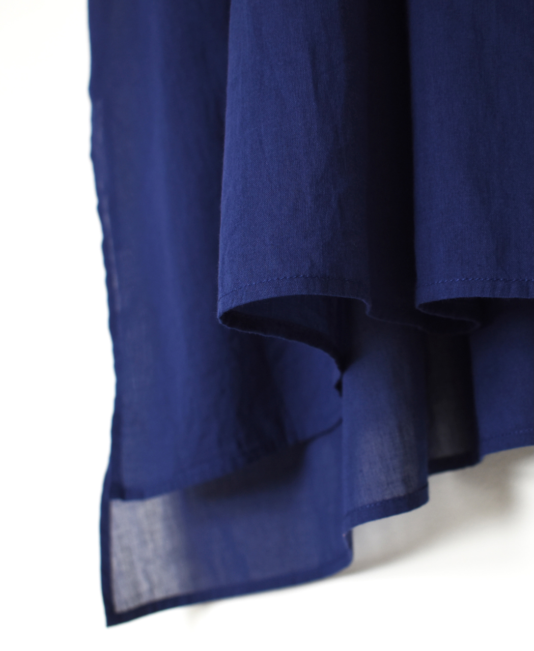 NSL26023(シャツ) 80s COTTON VOILE PLAIN BANDED COLLAR SHORT/SLEEVE PINTUCK SHIRT