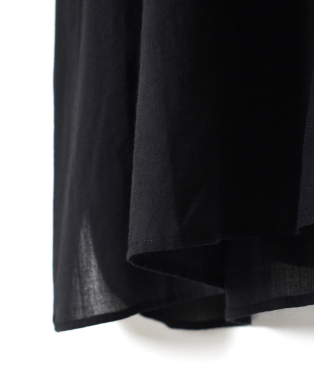 NSL26024(ワンピース) 80s COTTON VOILE PLAIN BANDED COLLAR GATHERED SHIRT DRESS