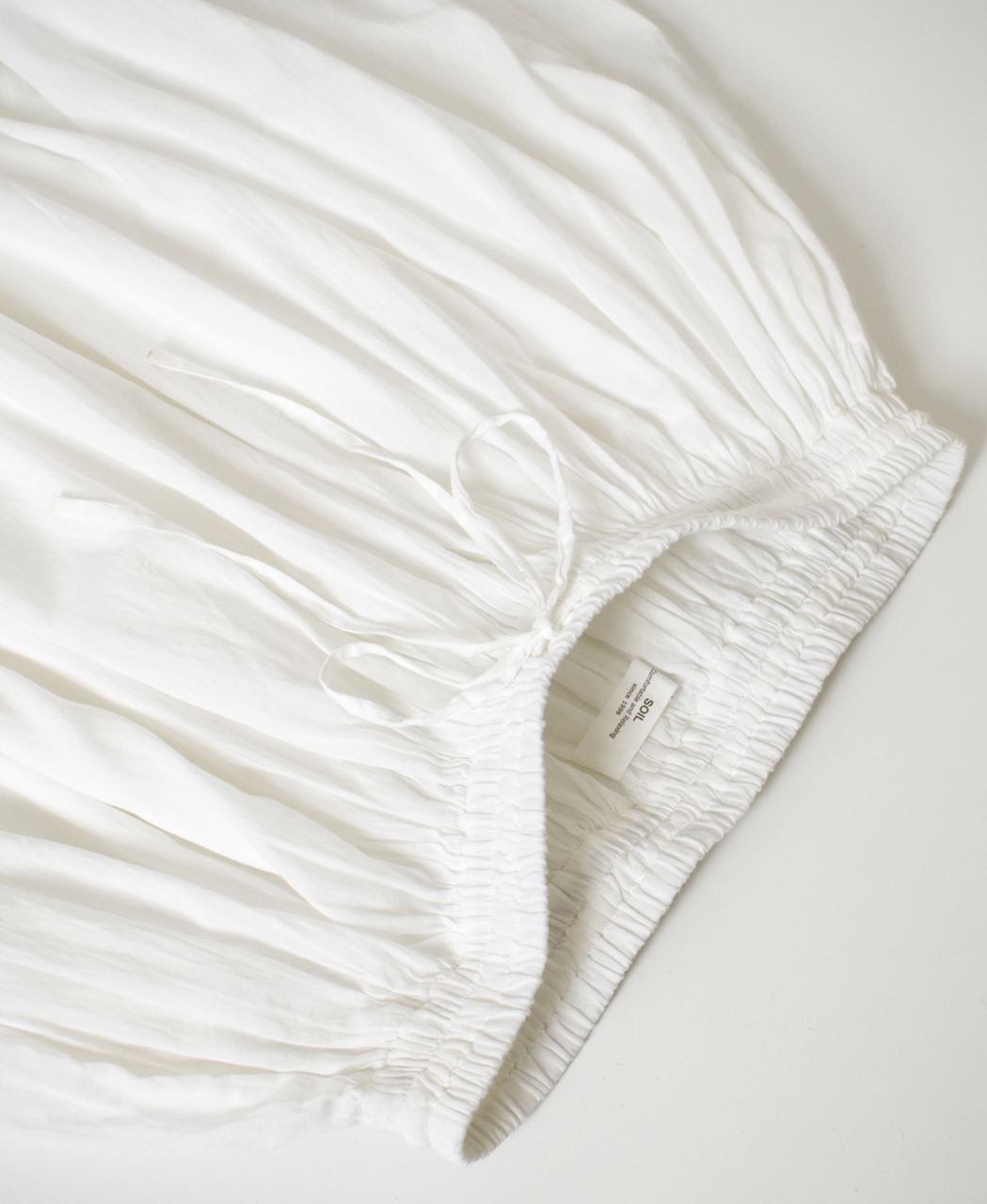 NSL26025(スカート) 80s COTTON VOILE PLAIN  GATHERD SKIRT