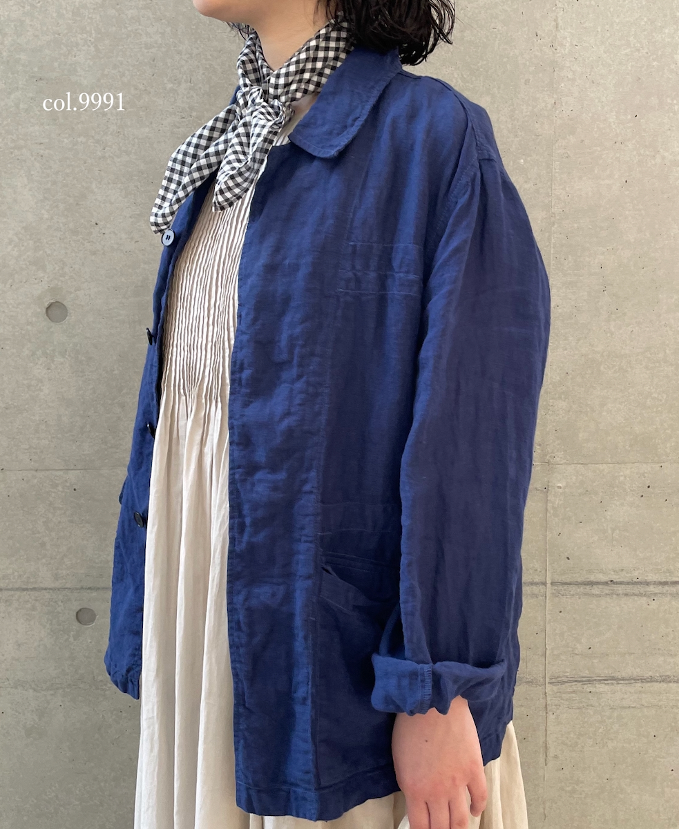 INMDS25026(ストール) HANDWOVEN COTTON/SILK GINGHAM CHECK SQUARE STOLE