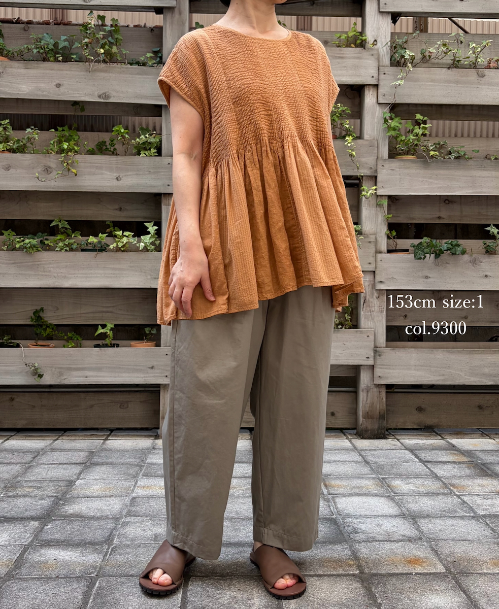 GNMDS2501CLW(パンツ) COTTON LINEN DYE WEATHER 2TUCK TAPERED EASY PANTS