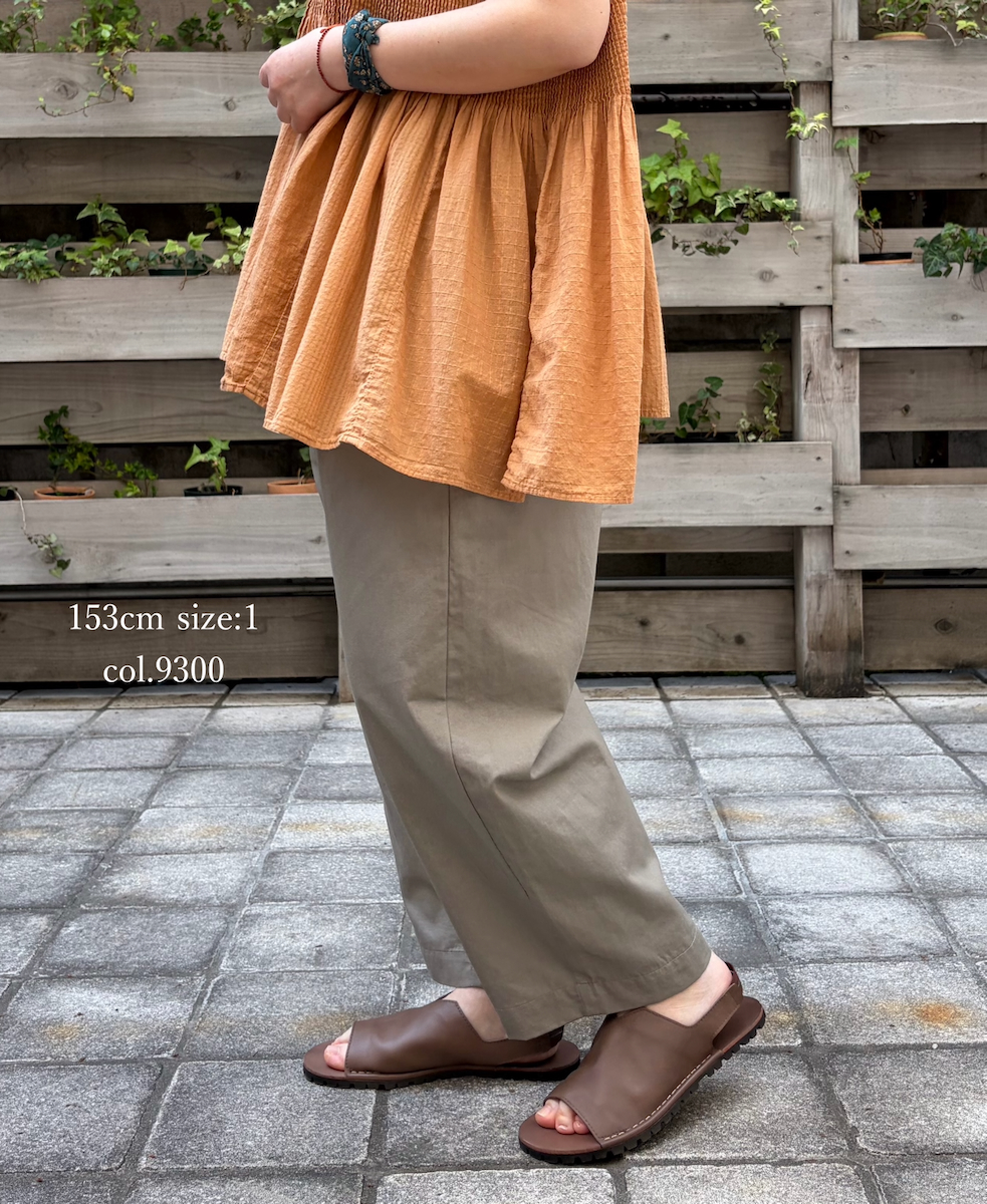 GNMDS2501CLW(パンツ) COTTON LINEN DYE WEATHER 2TUCK TAPERED EASY PANTS