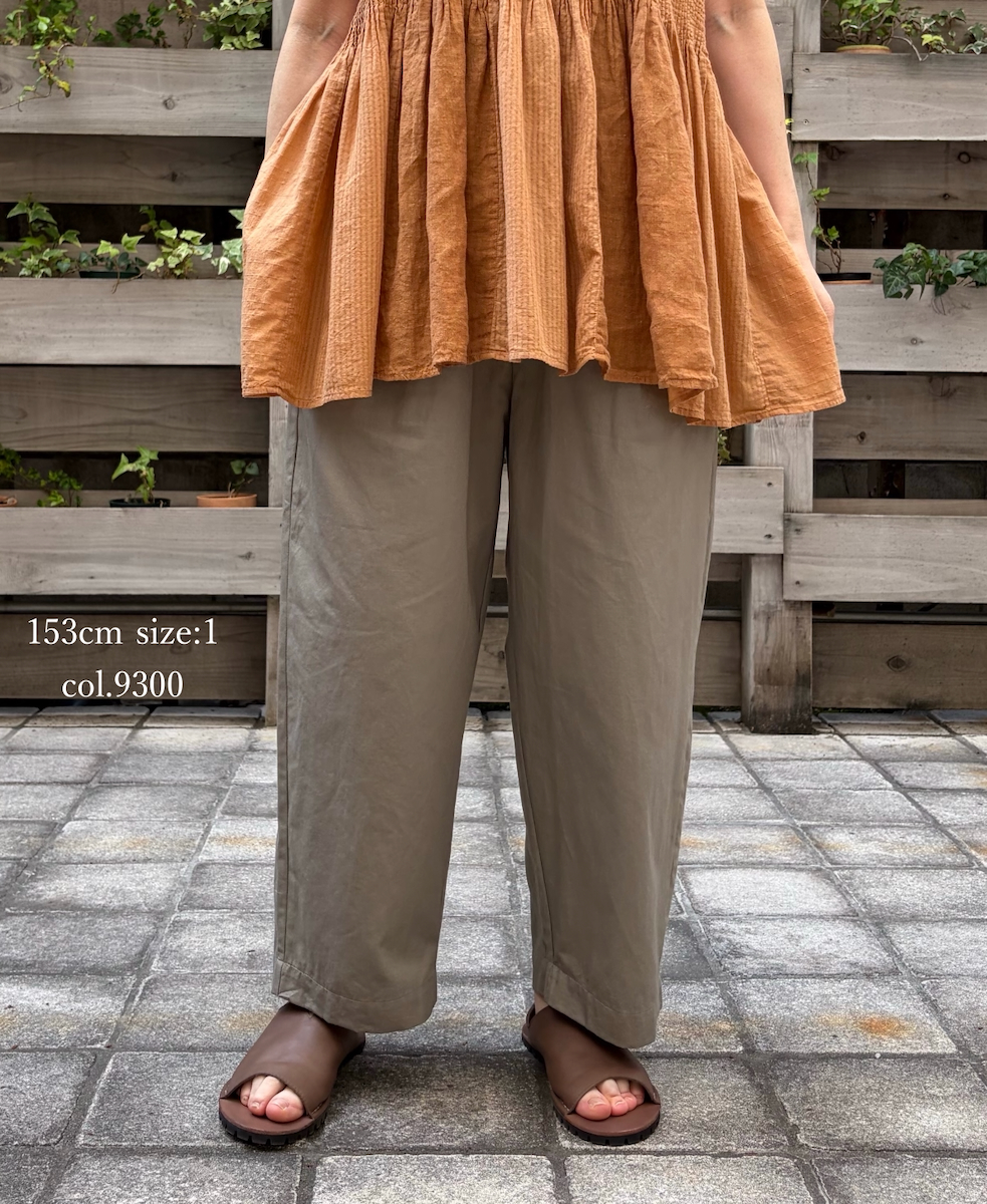 GNMDS2501CLW(パンツ) COTTON LINEN DYE WEATHER 2TUCK TAPERED EASY PANTS
