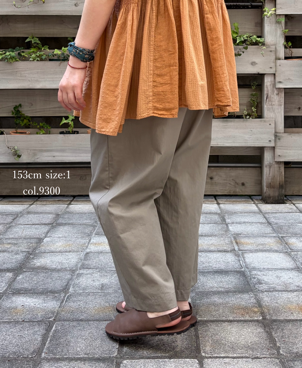 GNMDS2501CLW(パンツ) COTTON LINEN DYE WEATHER 2TUCK TAPERED EASY PANTS