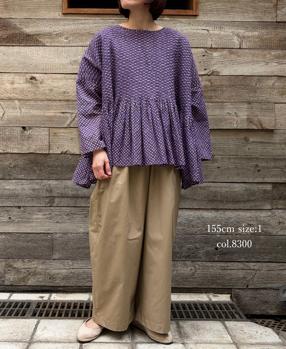 GNMDS2502CW(パンツ) COTTON DYED WEATHER 2TUCK WIDE EASY PANTS
