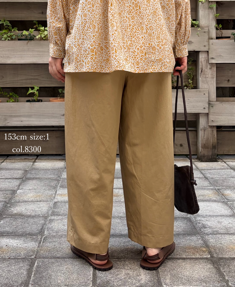 GNMDS2501CLW(パンツ) COTTON LINEN DYE WEATHER 2TUCK TAPERED EASY PANTS