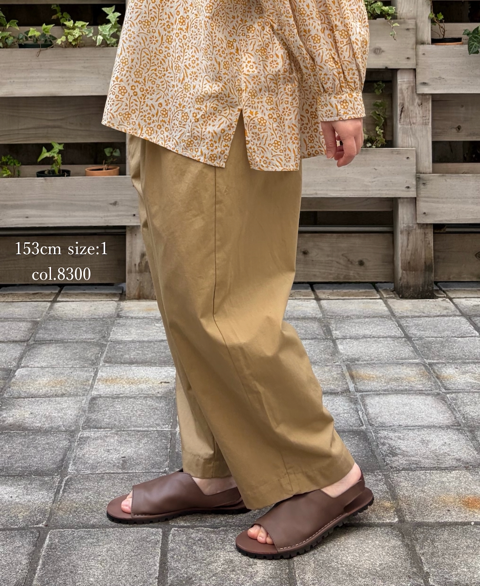 GNMDS2501CLW(パンツ) COTTON LINEN DYE WEATHER 2TUCK TAPERED EASY PANTS