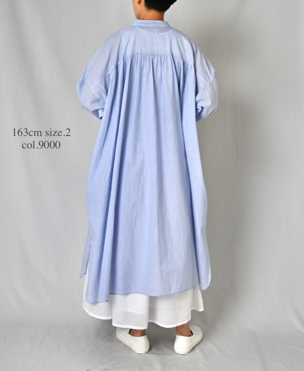 NSL26025(スカート) 80s COTTON VOILE PLAIN  GATHERD SKIRT