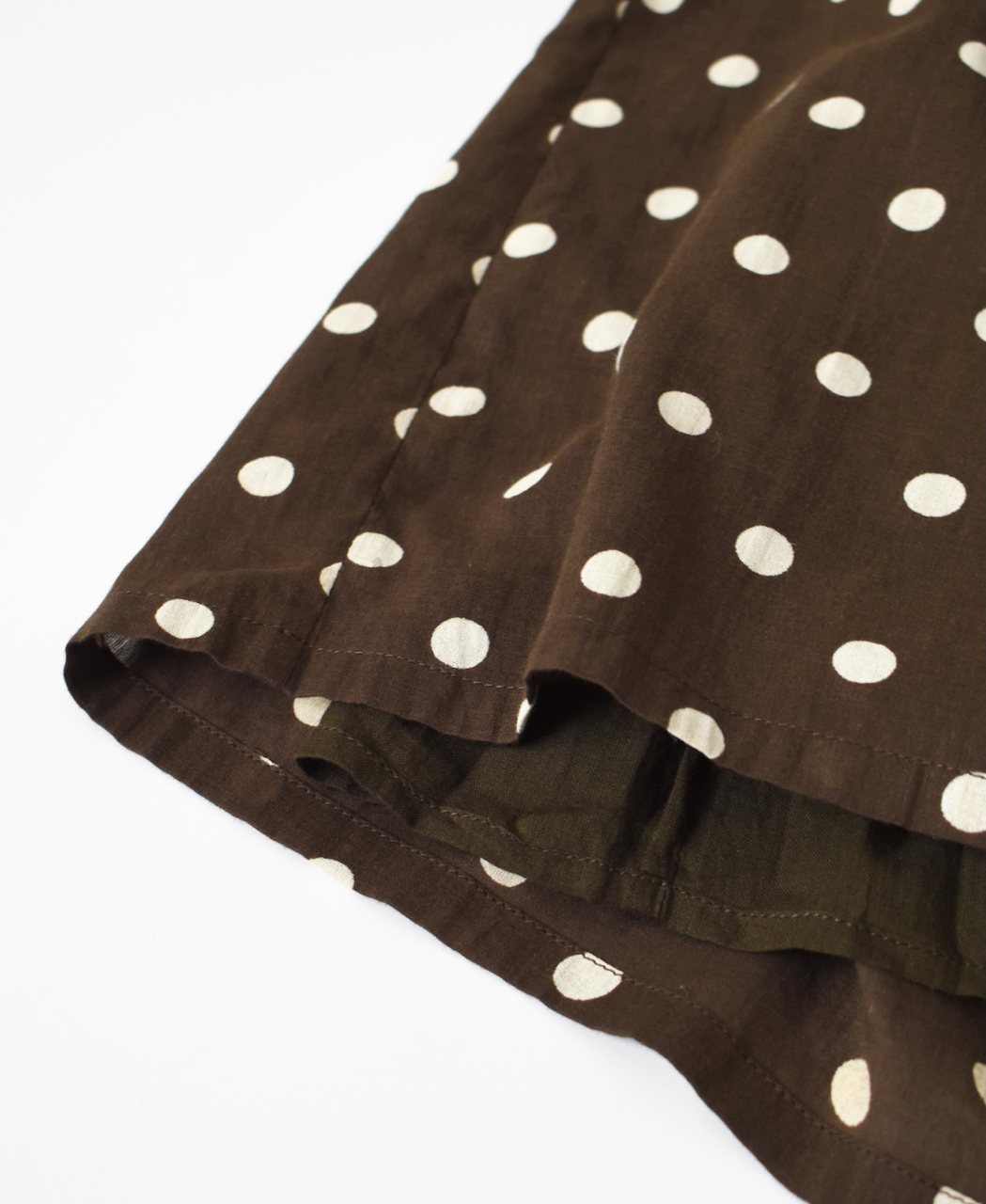 NSL26057(スカート) 80s COTTON VOILE DOT PRINT PATCHWORK GATHERED SKIRT