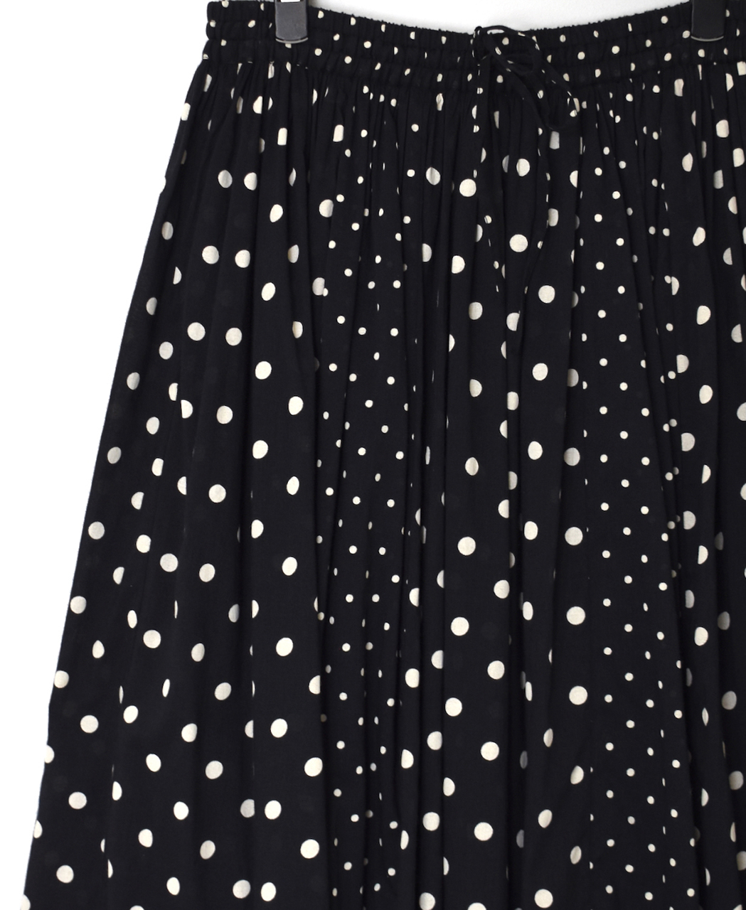 NSL26057(スカート) 80s COTTON VOILE DOT PRINT PATCHWORK GATHERED SKIRT