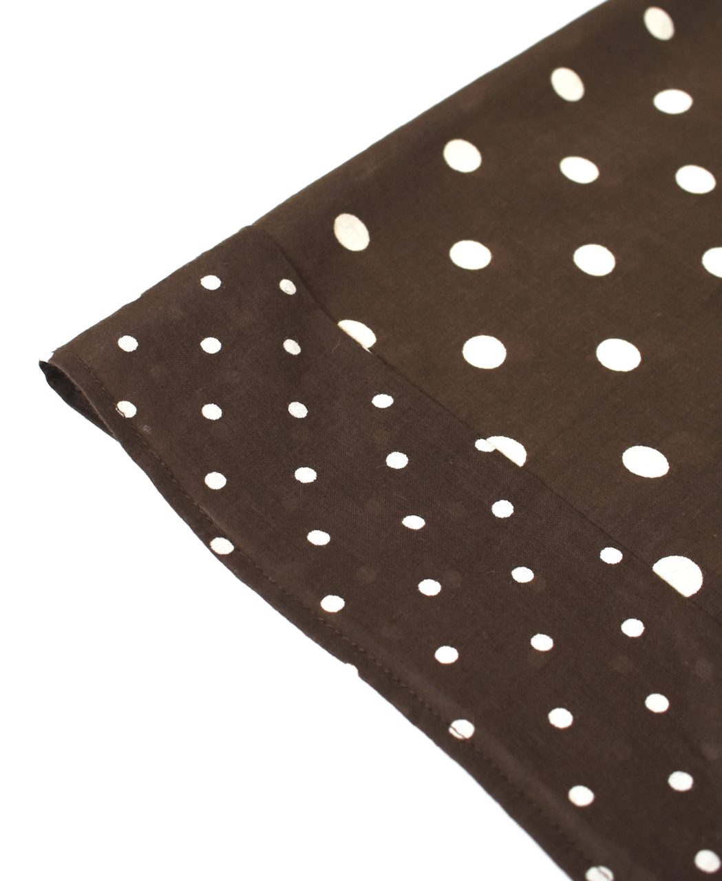NSL26058(ストール) 80s COTTON VOILE DOT PRINT PATCHWORK TRIANGLE STOLE