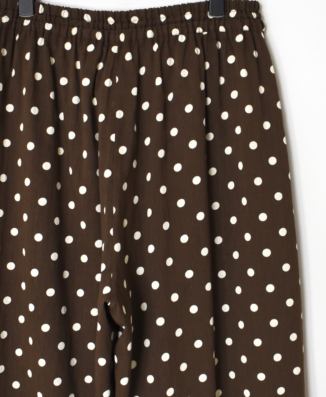 NSL26055(パンツ) 80s COTTON VOILE DOT PRINT WIDE EASY PANTS