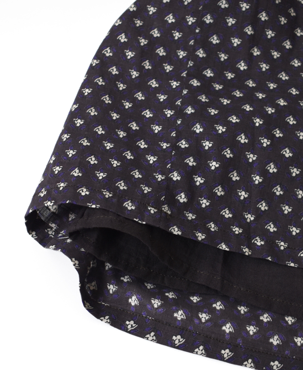 NSL26035(スカート) COTTON SLUB SMALL FLOWER PRINT GATHERED SKIRT