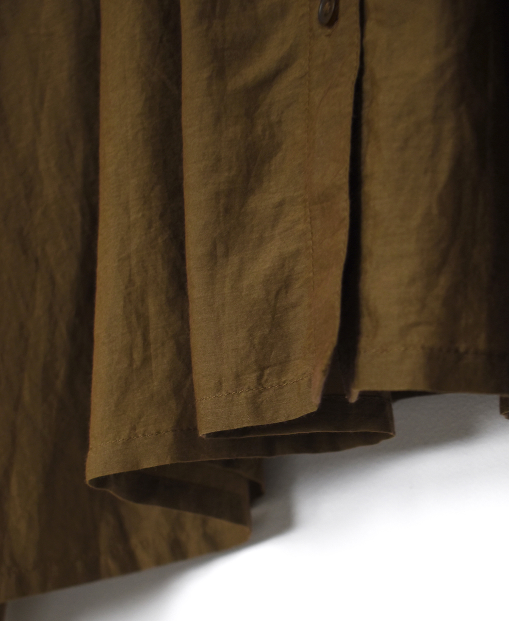 NSL26041(シャツ) COTTON SILK PLAIN BANDED COLLAR FRENCH/SL SHIRT