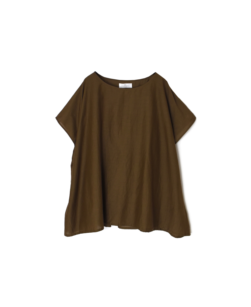 NSL26042(スモック) COTTON SILK PLAIN GATHERED SMOCK