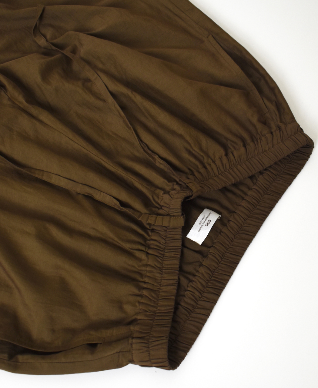 NSL26045(パンツ) COTTON SILK PLAIN WIDE EASY PANTS