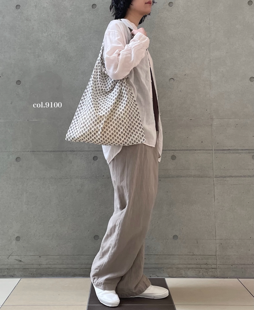ZMD0407(バッグ) ECO BAG BLOCK PRINT